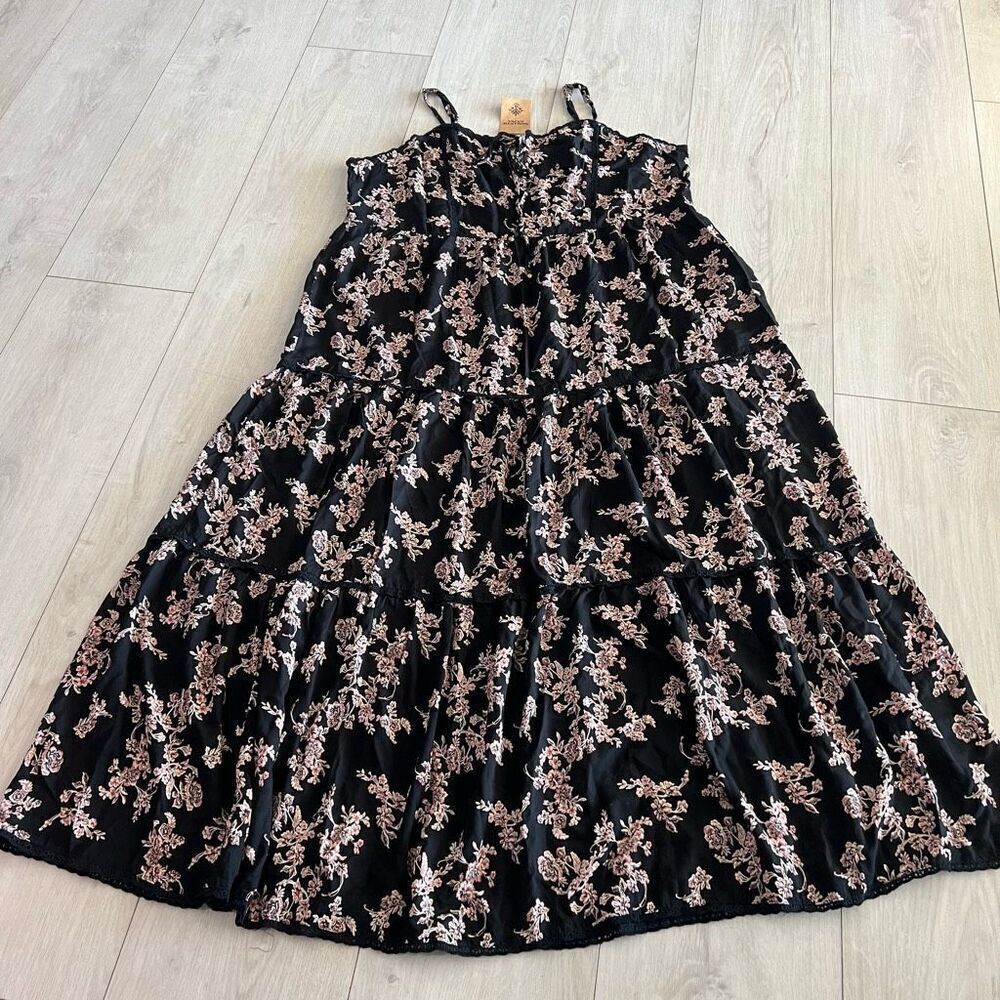 Romantic Gypsy spaghetti strap floral dress size 1X